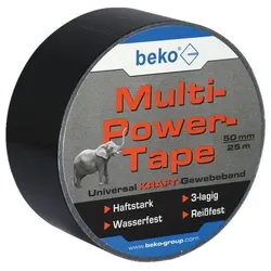 BEKO Kraft-Gewebeband Multi-Power-Tape 50mmx50M schwarz