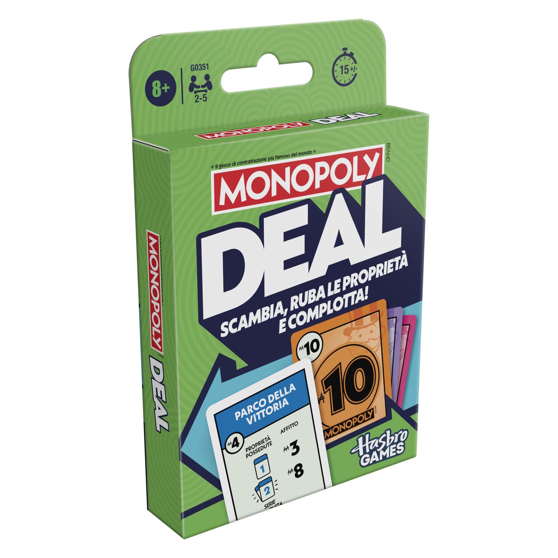 Monopoly Deal Kartenspiel (Italienisch) (G0351103)