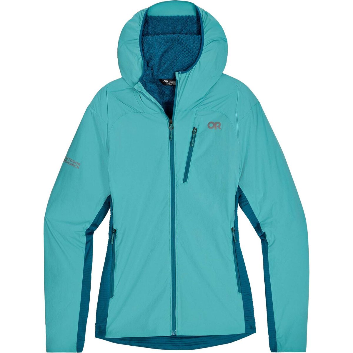 Outdoor Research Women's Deviator Hoodie tidepool/aurora (2945) S 3004742945006