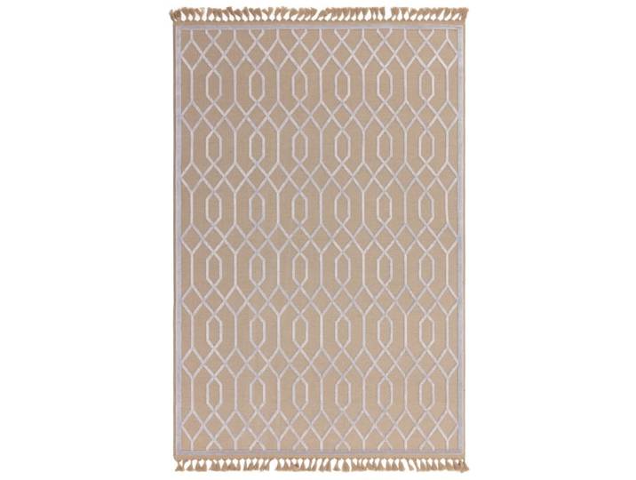 Tapis moderne en coton blanc 120x170 cm