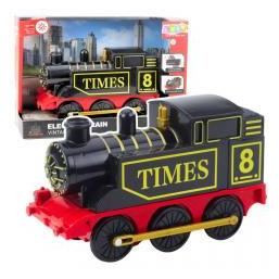 Lean Toys Klassische Retro-Elektrolokomotive mit Licht- und Geräuscheffekten (57226398)