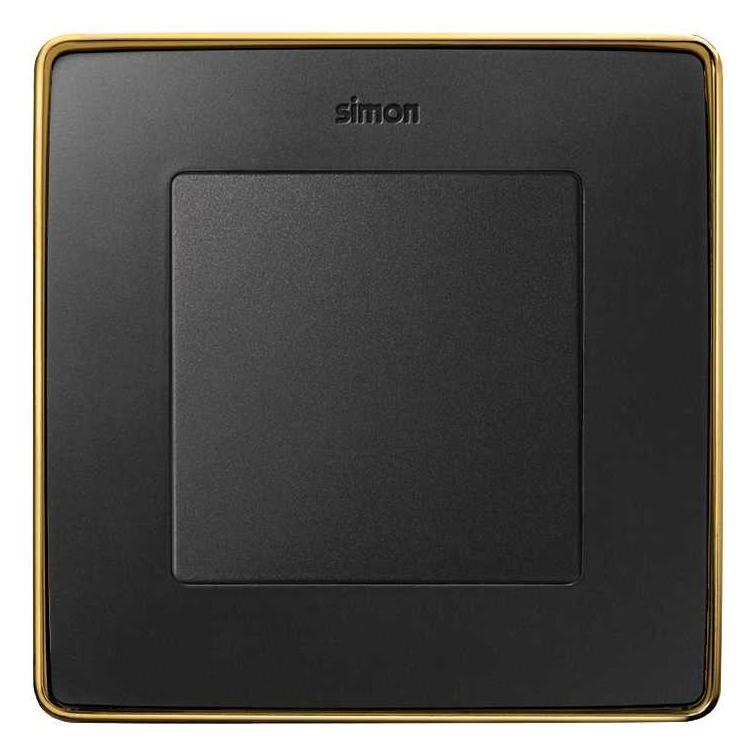 Kontakt Simon Detail 82 Einmaliger Rahmen Detail SELECT-metallic GRAPHITE (8201610-242)