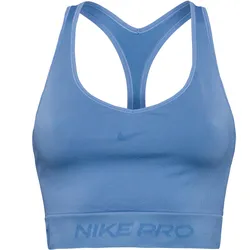 Nike PRO SEAMLESS DRI-FIT Funktionstank Damen | Gr. L | blau - blau