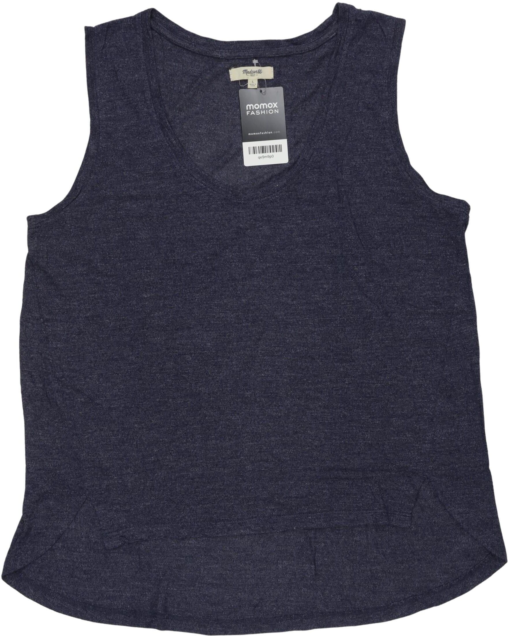 Madewell Damen Top, Marineblau, Gr. L, Viskose - Second Hand