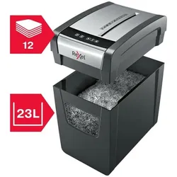 Rexel Aktenvernichter »Momentum X312-SL Slimline« Partikelschnitt bis 12 Blatt schwarz, 22x37.5x37 cm