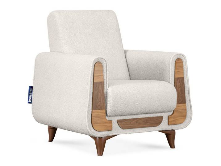 KONSIMO® Sessel GUSTAVO Komfortabler Sessel mit Armlehnen, Modern und Elegant