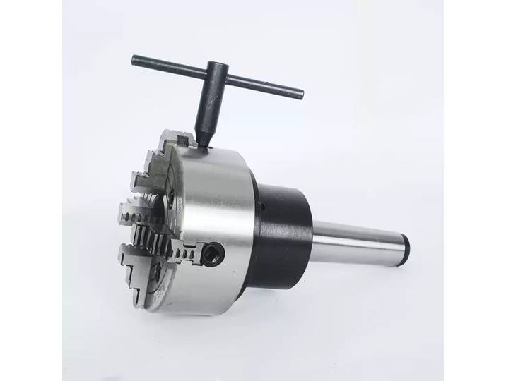 Mandrin rotatif à 3 ou 4 mors à queue conique MT4, pièce de rechange pour fixation de contre-pointe, compatible avec les tours et rectifieuses métalliques n°5 et n°6