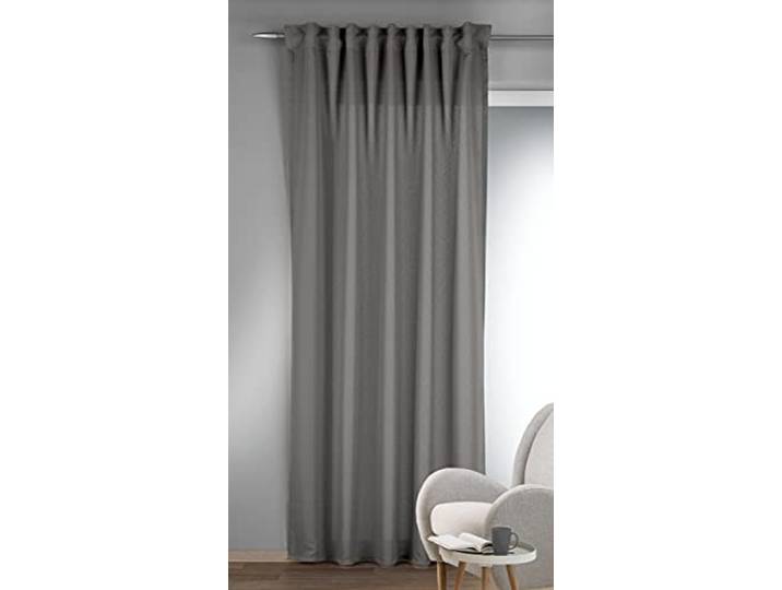 Albani Schal mit Gardinenband und verdeckten Schlaufen/Louis Beton / 245x135 cm, 245x135cm