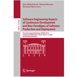 Software Engineering Aspects of Continuous Development and New Paradigms of Software Production and, Fachbücher von Bertrand Meyer, Jean-Michel Bruel, Manuel Mazzara