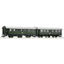 Roco 6200124 H0 2er-Set 2 Umbauwagen der DB Wagen 2. Klasse Gattung B3yge, Wagen 2. Klasse mit Gepäckabteil Gattung BD3yg