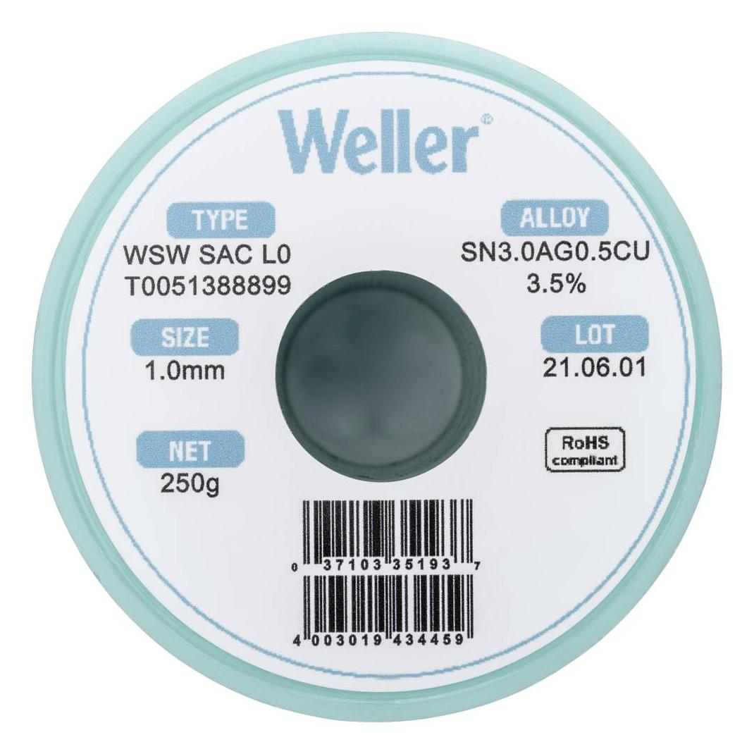 Weller Erem Lötzinn, bleifrei Spule Profes (Lötzinn) (T0051388899)