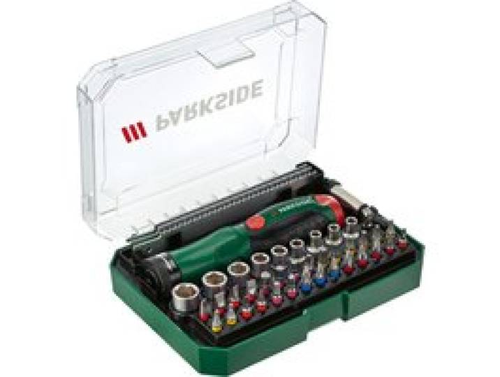 PARKSIDE® Set de tournevis à embouts 5 en 1, 43 pièces