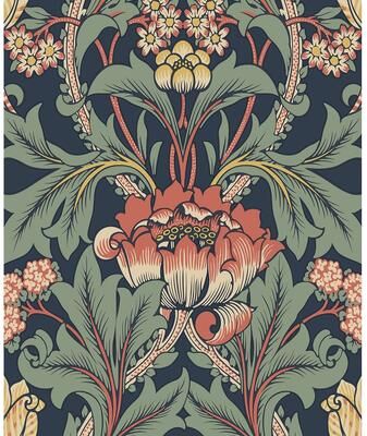 NextWall Primrose Floral Peel and Stick Wallpaper