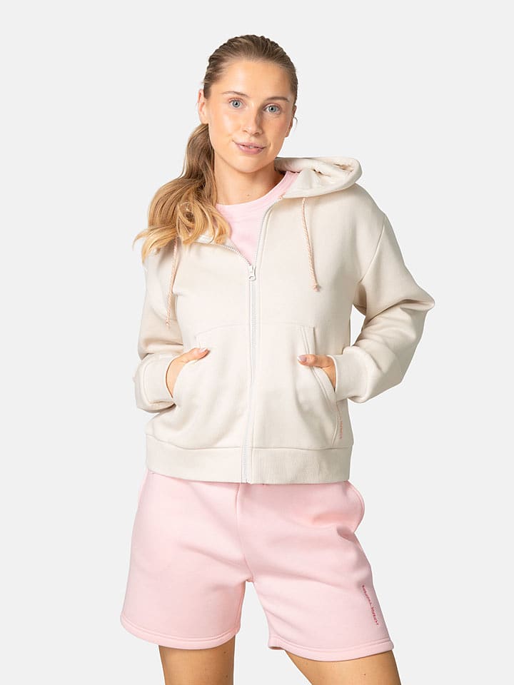 KARI TRAA Sweatjacke "Anelie" in Creme - XS