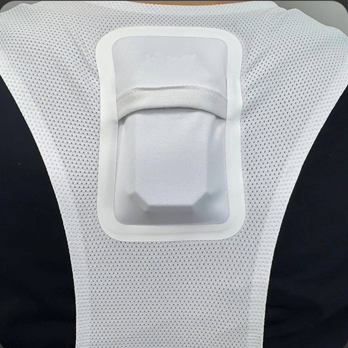 INF Fußball GPS-Tracking-Weste mit Rückentasche für Sensoren, enger elastischer Polyester-Sitz für das Training XXL
