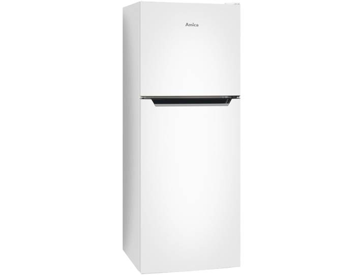 AMICA Top Freezer DT 372 150 W , Energieeffizienz: E, silber (weiß), Rechtsanschlag, wechselbar, Kühlschränke, Top Freezer