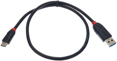 Lindy USB 3.2 Cable Typ A/C 0,5m Schwarz