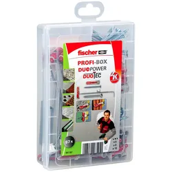 fischer Profi-Box - DuoPower/DuoTec Universaldübel-Sortiment 87 Stück