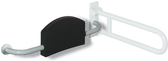 Hewi 801 support dorsal 801.51.920L74 poignée gauche, rosace droite, vert pomme