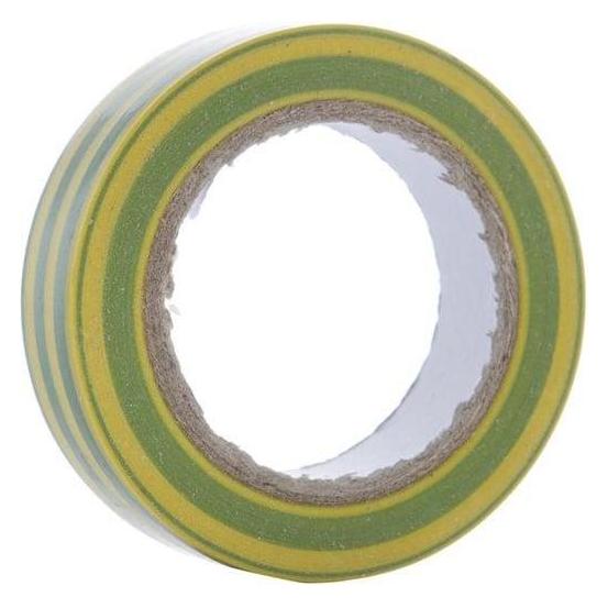 Bycom Insulating tape, 0.13 x 19 mm. 20 m. yellow/green (19 mm) (54034333)