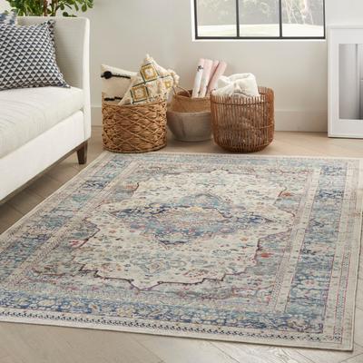 Nourison Vintage Kashan Persian Medallion Area Rug