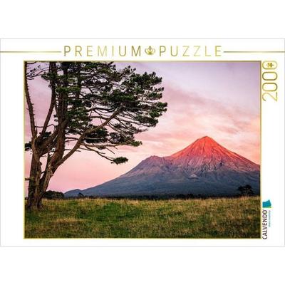 CALVENDO Puzzle Mount Taranaki - Nordinsel | 2000 Teile Lege-Größe 90 × 67 cm Foto-Puzzle für glückliche Stunden