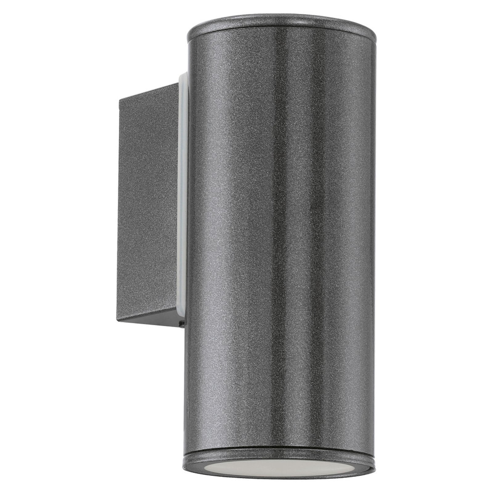 Eglo LED buitenlamp Riga zwart/grijs modern dimbaar