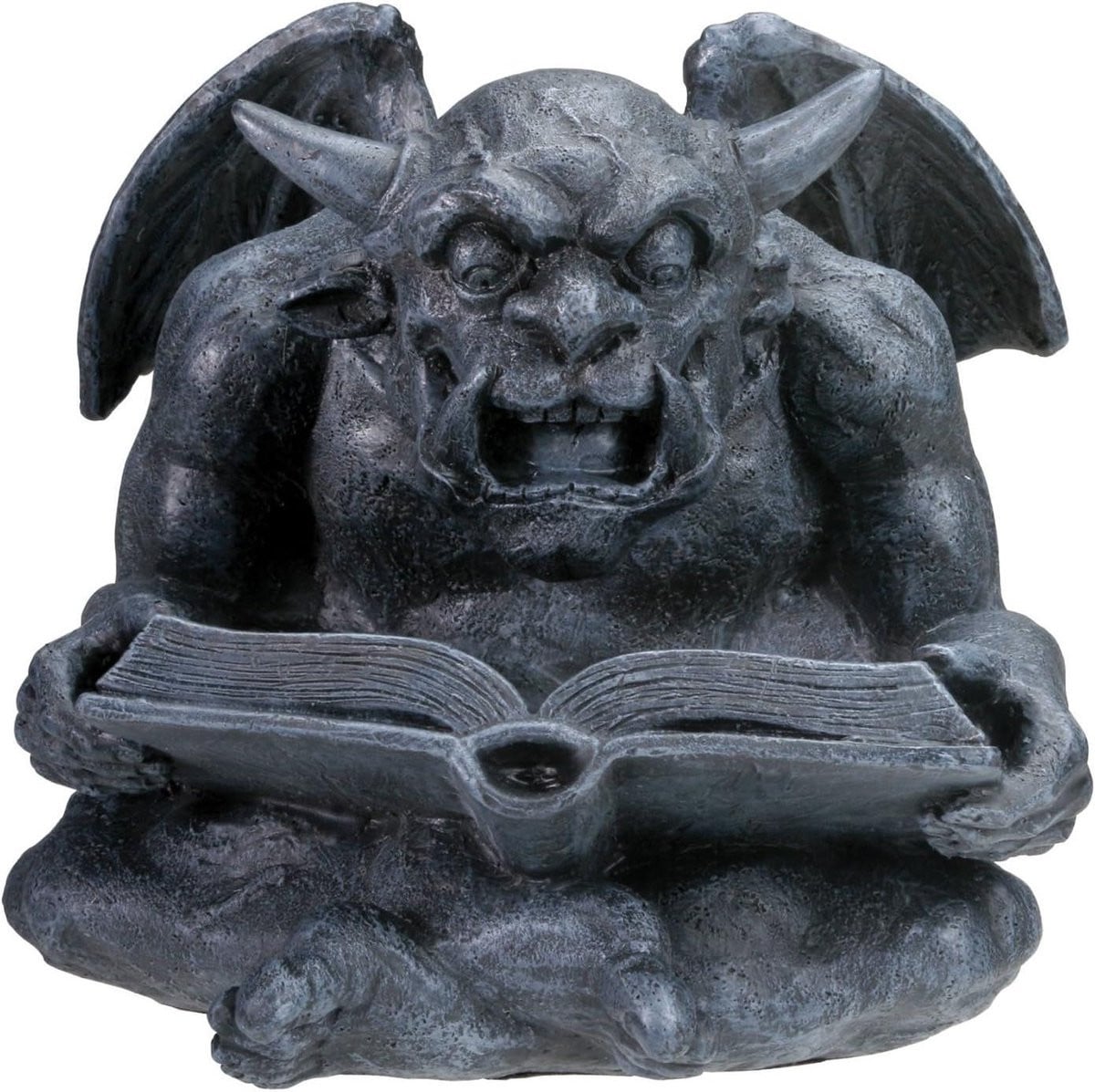 Lees Gargoyle Beeldje Glanzend Decoratief Beeldje voor Boekenplank Hoogte: 6,5 cm