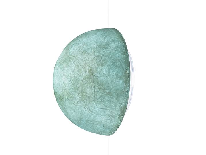 IN-ES.ARTDESIGN lampe murale applique BUTTON (Turquoise - Nebulite)