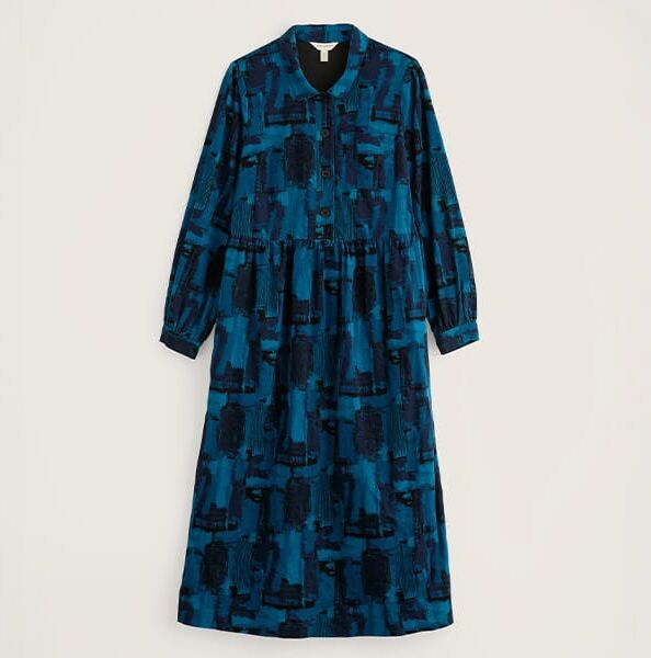 Seasalt Rosina Dress Paint Texture Raincloud