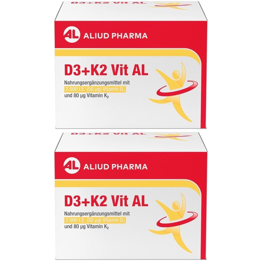 D3+K2 Vit AL 2000 I.e./80 µg Kapseln 2x 2x90 St