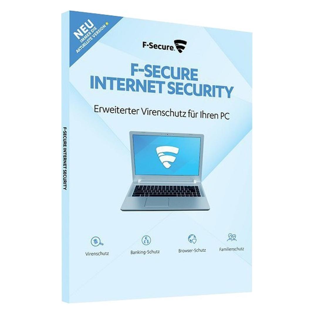 F-Secure Internet Security für alle Geräte 3 Jahre 25 Geräte Download Win/Mac/Android/iOS (25 User, 36 Monate) (FCFYBR3N025E1)