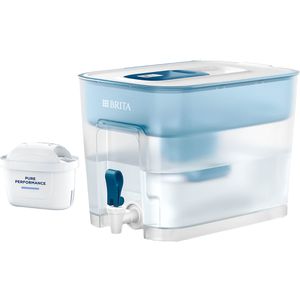 Brita Wasserfilter-Kanne Flow XXL blau, 8,2 Liter, aus Kunststoff, blau, inkl. 1 Filterkartusche