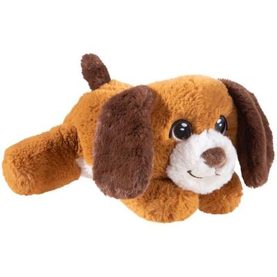 Heunec 292970 - KNAUTSCHI Hund, braun, GRS-Plüsch, 30 cm