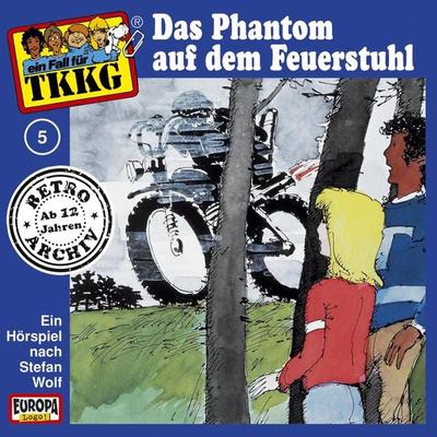 TKKG - Folge 05: Das Phantom auf dem Feuerstuhl - H.G. Francis, Audio, 4064066633172