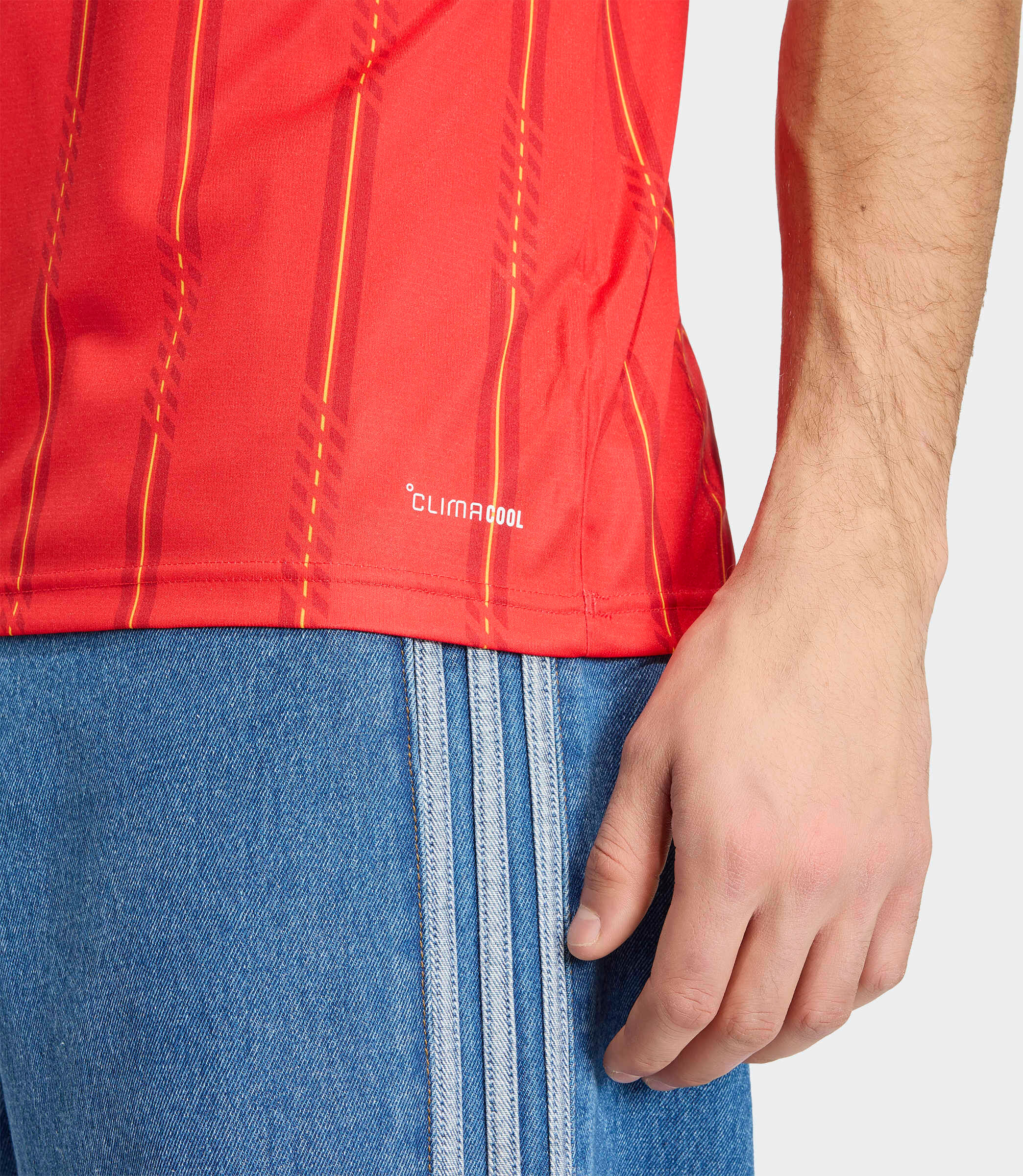 Fußballtrikot ADIDAS PERFORMANCE "SPANIEN 26 HEIMTRIKOT", Herren, Gr. XXL, rot (vivid rot), Obermaterial: 100% Polyester, Rundhals, Trikots Fußballtrikot, mit Climacool Technologie, atmungsaktiv, Kurzarm