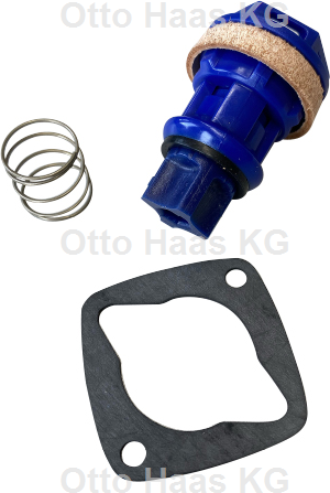 Piston HAAS 6044 pour robinet de chasse d'urinoir Grohe 37339/37437, bleu clair