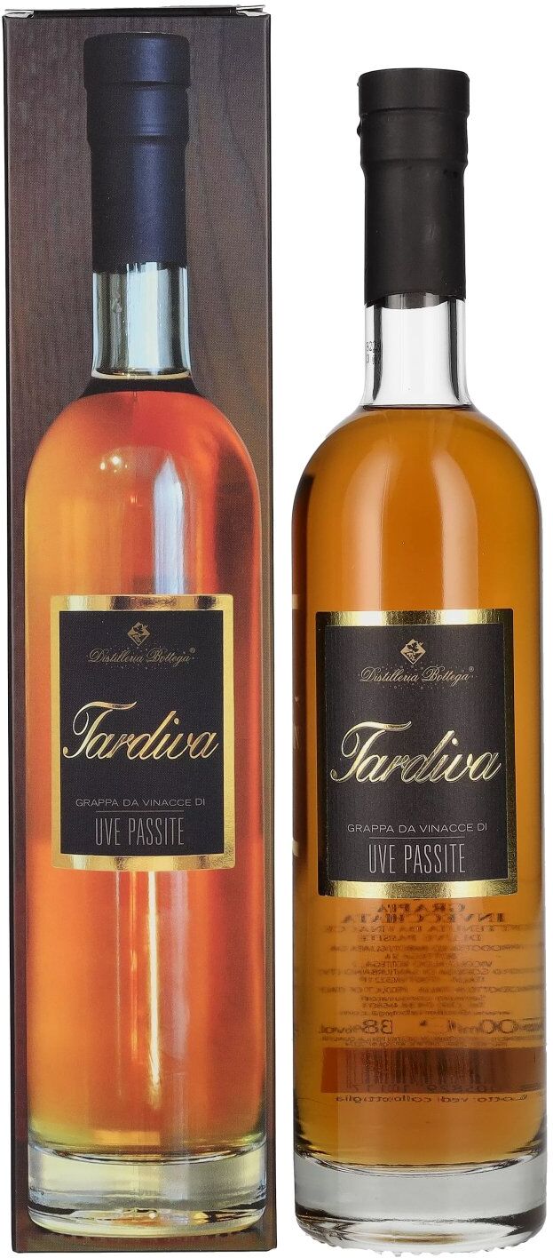 Bottega Grappa Invecchiata Tardiva 38% Vol. 0,5l in Geschenkbox