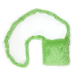buttinette Tasche "Plüsch", grün