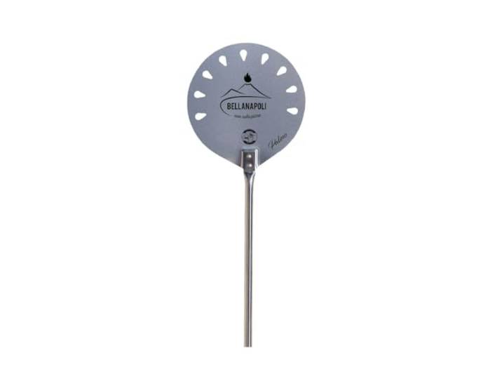 Bellanapoli Pizzaschaufel, rund, Edelstahl, Ø 22 cm, Griff 1,50 m, Profi-Qualität