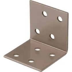 Winkelverbinder DURAVIS® 40 x 40 x 40 mm, Material: Stahl, sendzimirverzinkt, Oberfläche: perlbeige RAL 1035