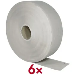 WIPEX Toilettenpapier 1-lagig - 6 Rollen weiß