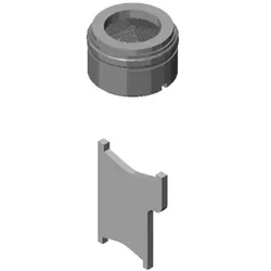 Dornbracht Luftsprudler 90230102605-00 mit Schlitz M24x1, CC-STD-IT-chrom