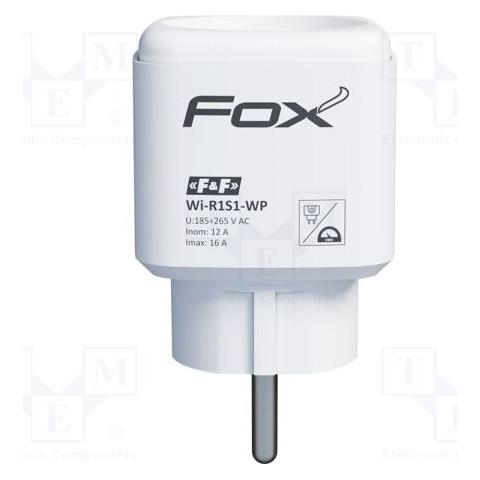 FF Group FF Gniazdo Wi-Fi SWITCH i ENERGY PLUG Wi-R1S1-WP (WI-R1S1-WP)