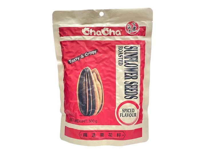 ChaCha zonnebloempitten, gekruide smaak, 500 g