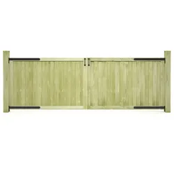 vidaXL Gartentore 2 Stk. 300 x 100 cm Imprägniertes Kiefernholz