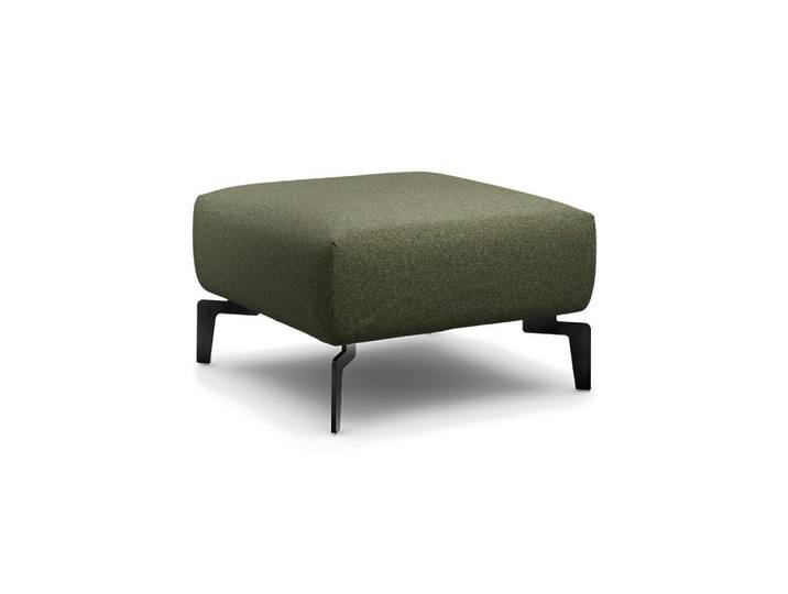 Sensoo Hocker Cosy, Waldgrün, Metall, 70x70x46 cm, Stoffauswahl, Wohnzimmer, Hocker, Sitzhocker