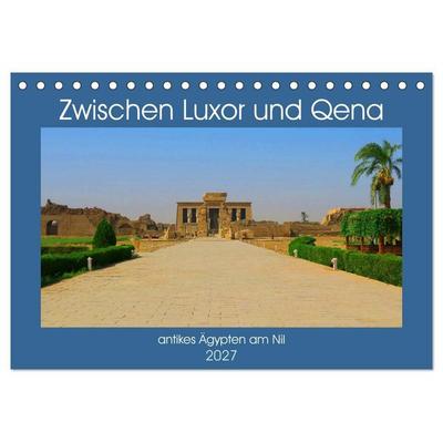 Zwischen Luxor und Qena - antikes Ägypten am Nil (Tischkalender 2027 DIN A5 quer), CALVENDO Monatskalender