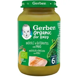 Gerber Bio Brokkoli & Erbsenpüree mit Pute 190g