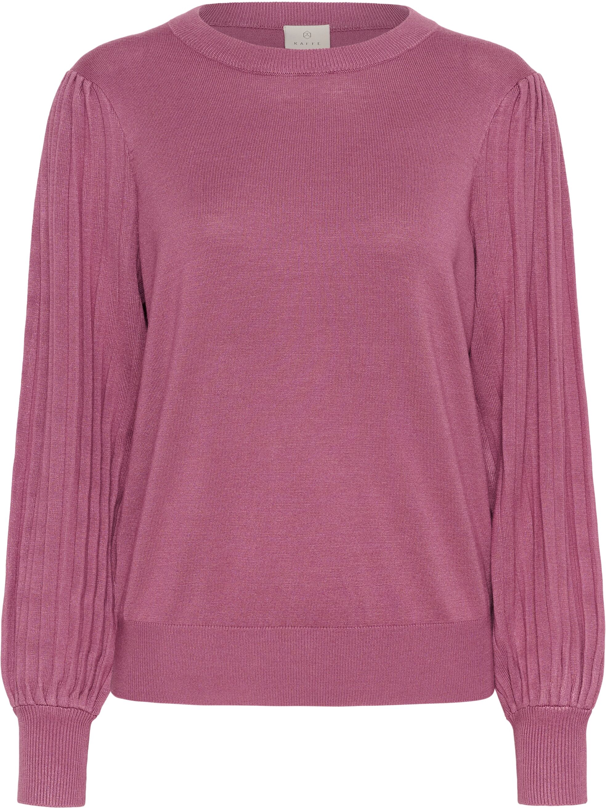Strickpullover KAFFE "Damen Strickpullover KAlone", Damen, Gr. XXL, rosa (tulipwood), Obermaterial: 80% Viskose CV. 20% Nylon NY., Pullover Strickpullover